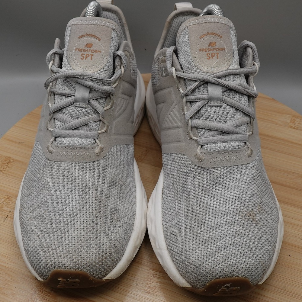 New Balance Shoes Womens 9 Fresh Foam SPT Grey Running Shoes WSPTAG4 Flaws - Picture 3 of 11